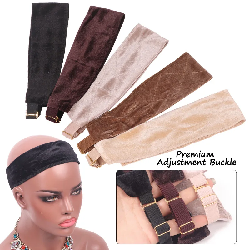 Plussign Parrucca Grip Fascia per Parrucche Frontali in Pizzo Parrucca Invisibile Regolabile Fascia per Capelli Nuda Fascia per Parrucca in Velluto Antiscivolo per Tenere Parrucche