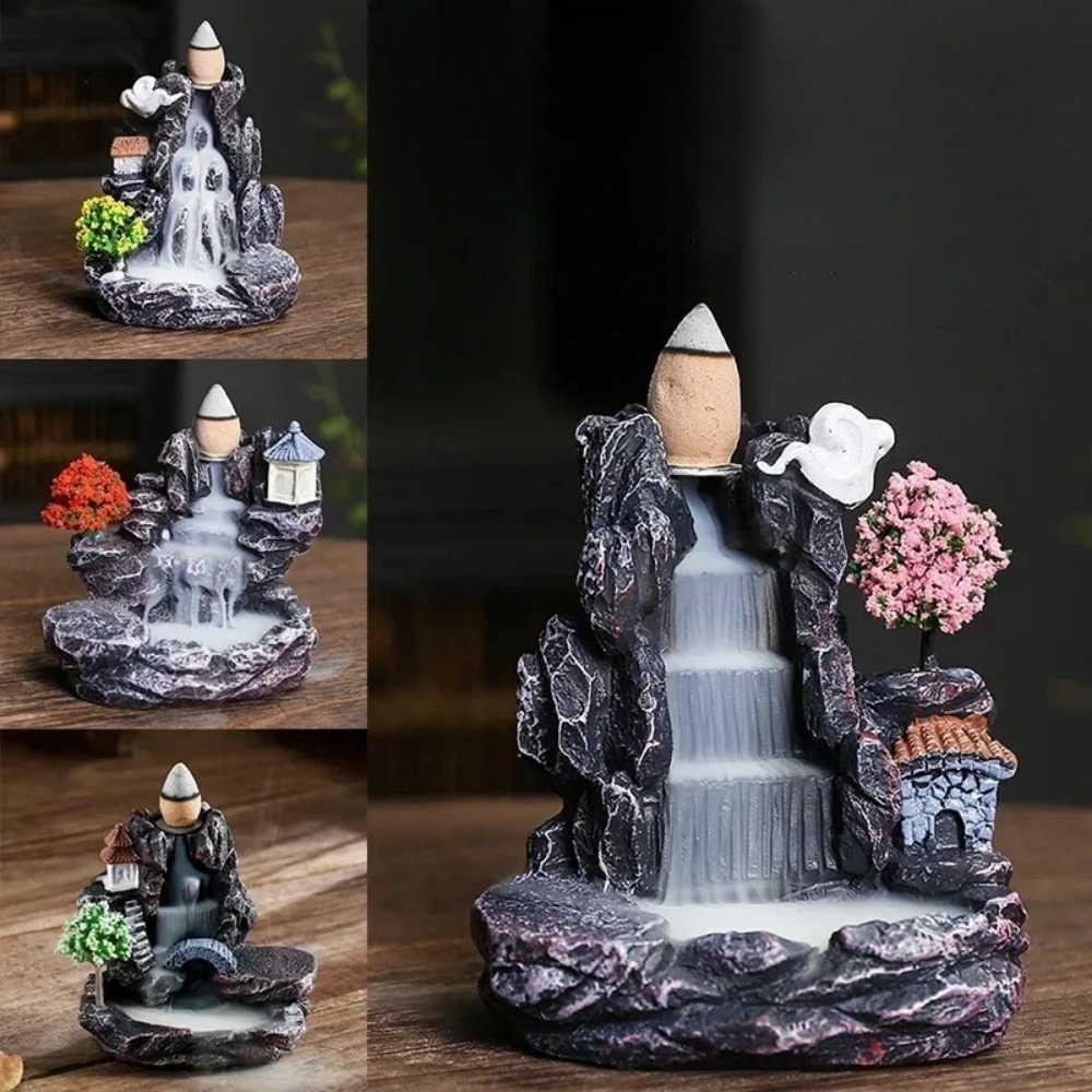 Recirculating aromatherapy container, droplet-shaped aromatherapy burner, home decoration, herbal therapy decoration item