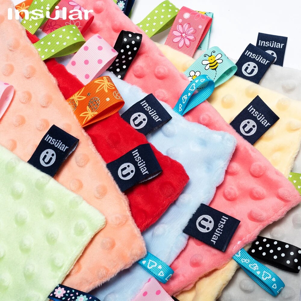 25*25 Cm Baby Kalmeren Sussen Handdoek Hoge Kwaliteit Zachte Baby Kalm Doekjes Baby Handdoek Deken Leuke Cartoon knuffels Voor Baby