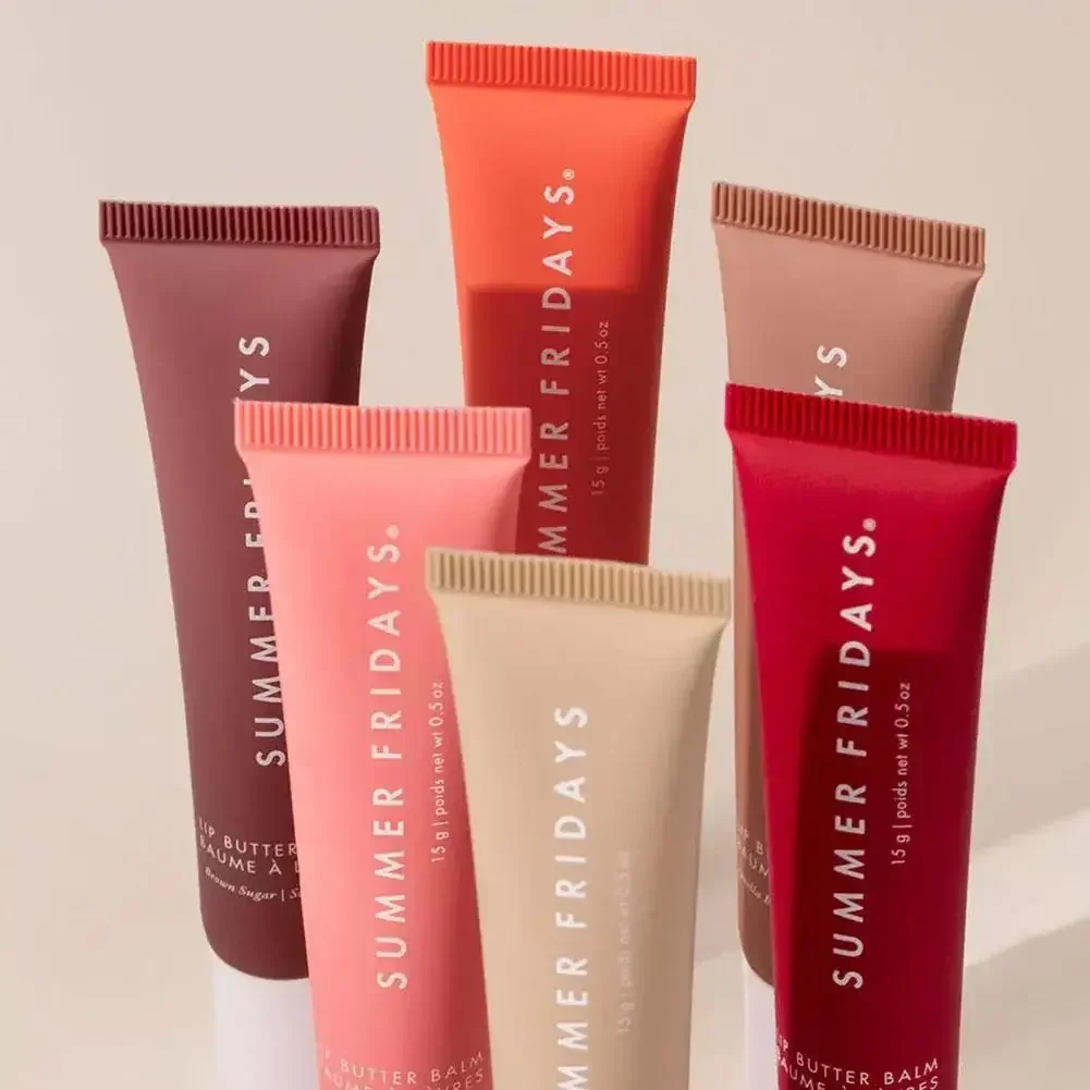 9 종류 15ML 여름 금요일 립밤 모이스춰 라이징 부드럽고 부드러운 입술 화장품 슈가 바닐라 베이지 스위트 민트 메이크업 립 케어