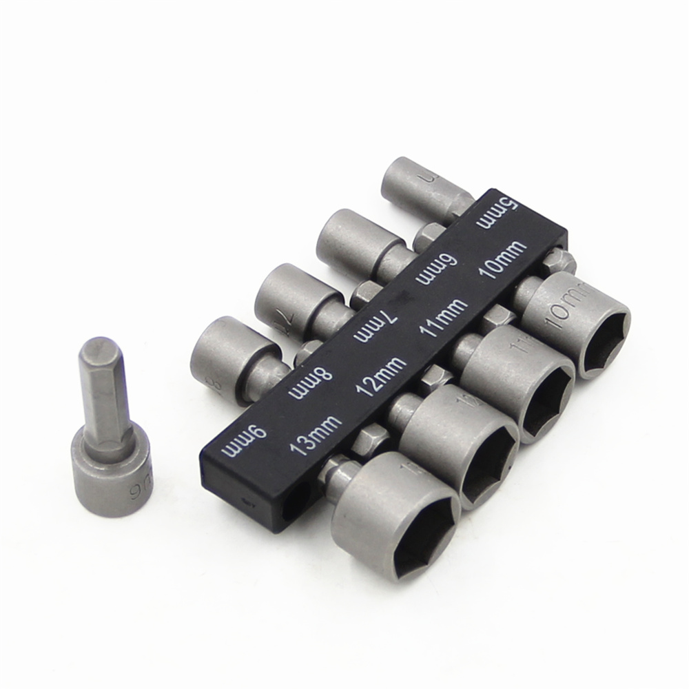 9/14PCS Hexagon Nut Driver Drill Bit Socket Screwdriver Wrench Set Drill Bit Adapter for Electric Screwdriver Handle Tool