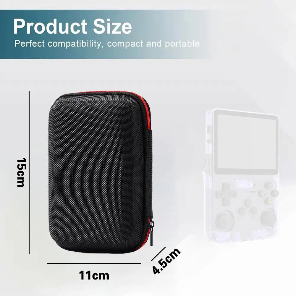 For R36S / R35S Game Console Storage Bag EVA Hard Shockproof Protective Case Carrying Bag Mini Pouch For R36S Organizer New