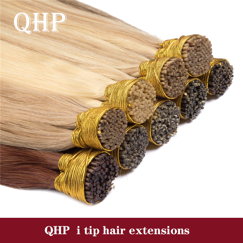 Thẳng Tôi Đầu Tóc Tự Nhiên Con Người Thực Sự Tổng Hợp Tóc Duỗi 50 Cái/bộ Keratin Viên Nâu Tóc Vàng Màu 12-26Inch
