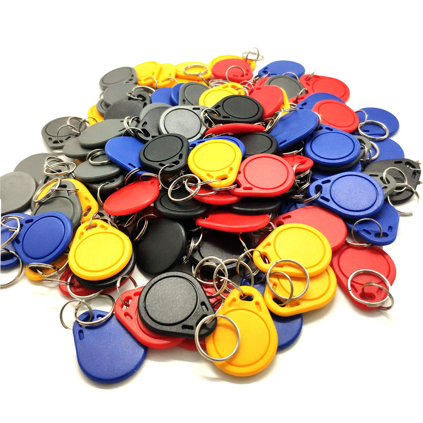 Bộ 50 Uid Khối 0 Rewritable Viết Được 13.56MHz Thẻ RFID Key Fob Nhân Bản Thẻ Thẻ Copy Thẻ Móc Khóa Keyfob