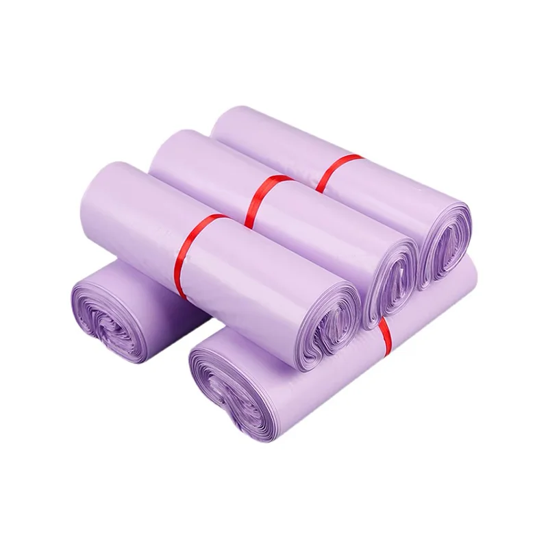 50/Chiếc Tím Chuyển Phát Nhanh Thư Đóng Gói Poly Bưu Phẩm Gói Nhựa Tự Dán Túi Đưa Thư Bao Chống Nước Vận Chuyển Túi
