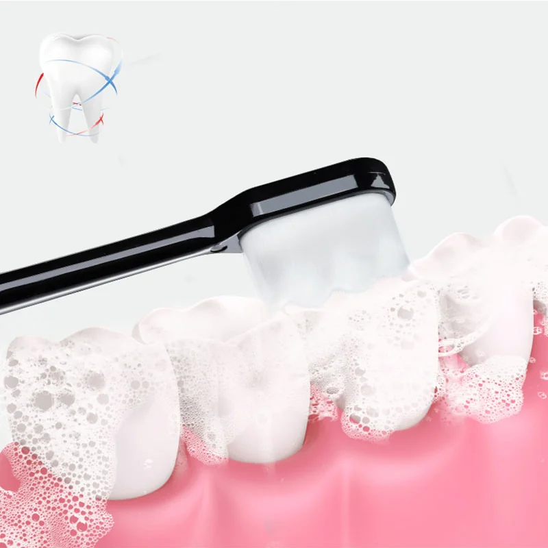 Millones de cepillos de dientes, cepillo de dientes suave ultrafino, antibacteriano, protege la salud de las encías, cepillo de dientes portátil para viajes, herramientas de higiene bucal