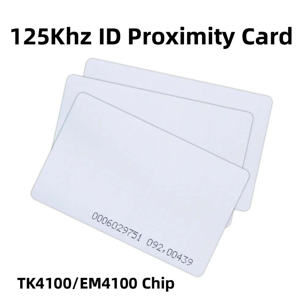 10 Uds tarjeta de Control de acceso tarjeta RFID 125KHz EM4100 TK4100 tarjeta de proximidad inteligente llave de etiqueta RFID para llave de control de acceso envío gratis