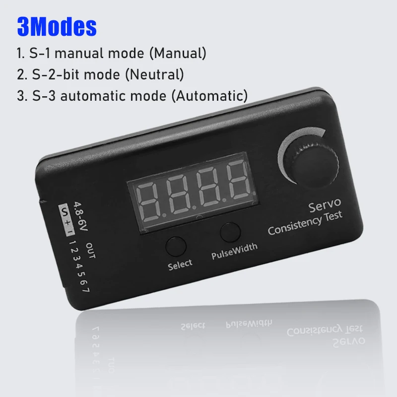 3 Chế Độ Servo Máy Kỹ Thuật Số DC 4.8-6V Chính Xác Trang/PHÚT Tính Thống Nhất Đo Cho RC Trực Thăng Máy Bay Lái