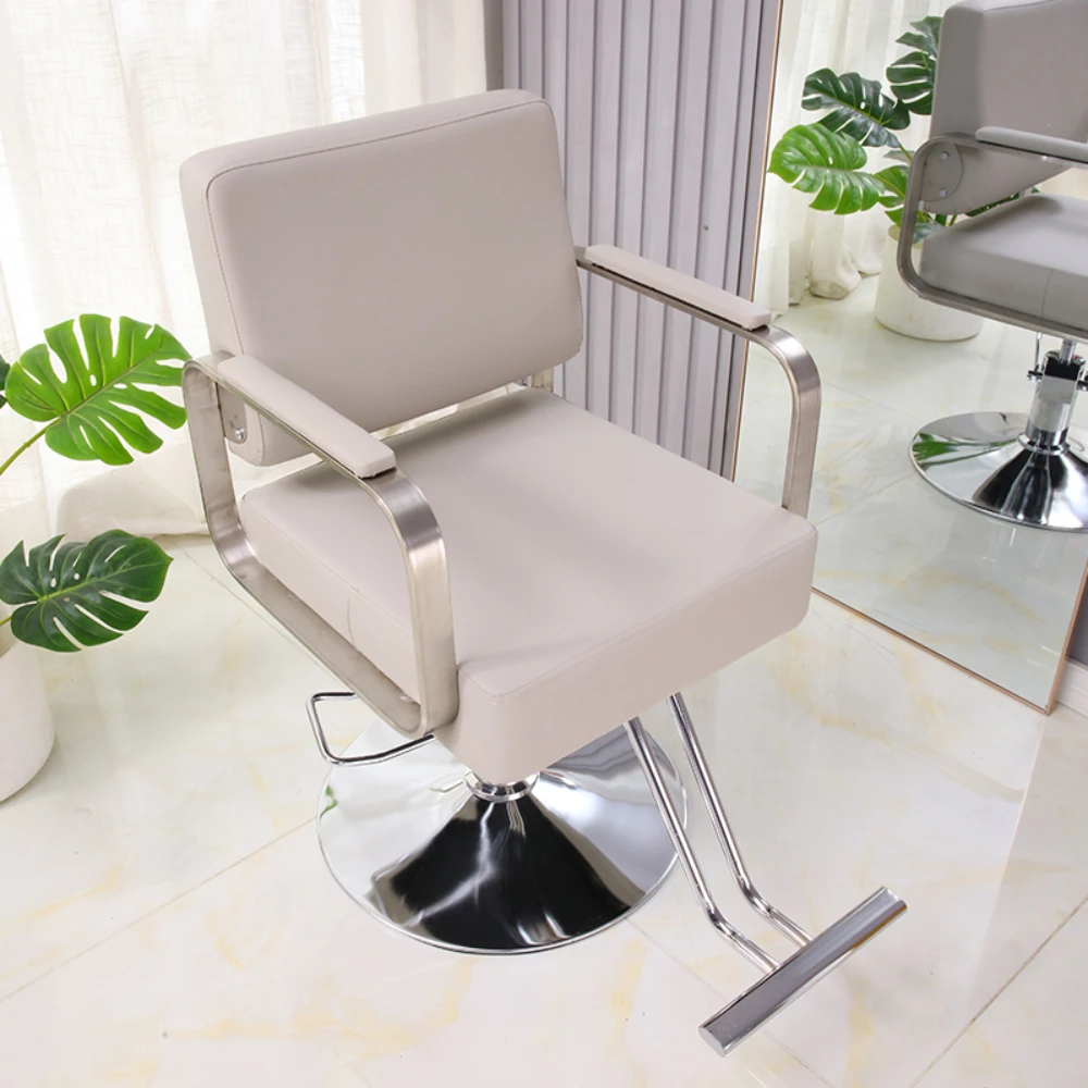 Nordic Salonตัดผมเก้าอี้Luxury Modern Ergonomicแฟชั่นช่างทําผมเก้าอี้ส่วนบุคคลความงามSilla Barberoผมเฟอร์นิเจอร์