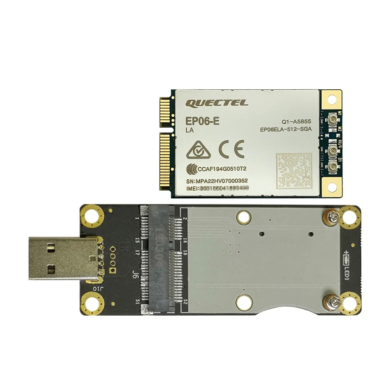 Quectel EP06 EP06-E Mini Pcie 4G Module B1/B3/B5/B7/B8/B20/B28/B32/B38/B40/B41 FDD-LTE/TDD-LTD Cao Cấp CAT6 Mô Đun