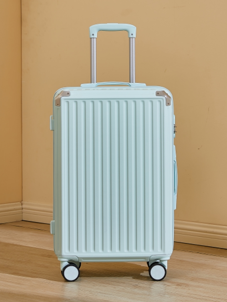 新 2024 大容量旅行スーツケースユニバーサルホイールパスワードロックユニセックスハードシェル ABS PC 素材荷物学生のための
