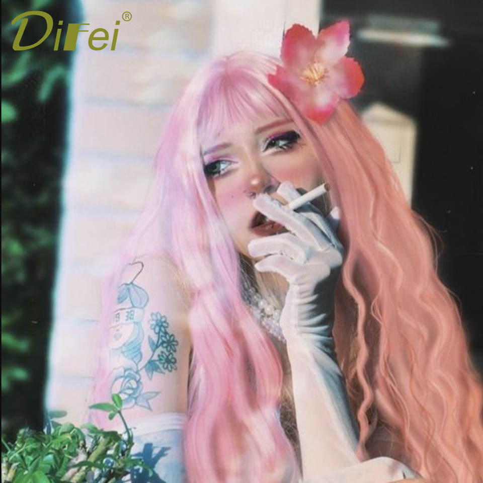 Женский синтетический головной убор из длинных вьющихся волос