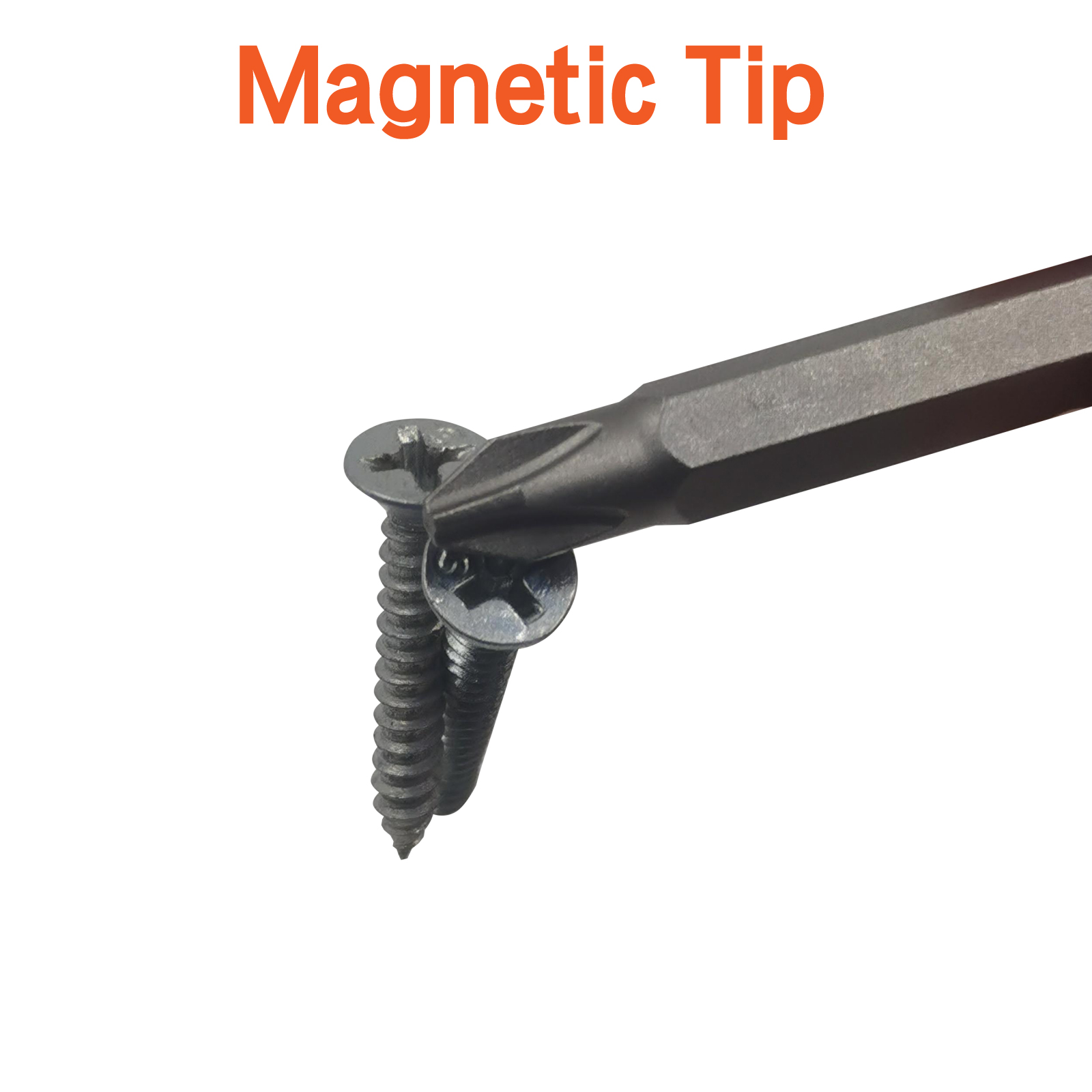 6 個 50mm JIS ドライバービットセット、磁気チップ、1/4 六角シャンク、S2 合金鋼 & 6 穴収納ストリップ付き - ホンダ、スズキ用