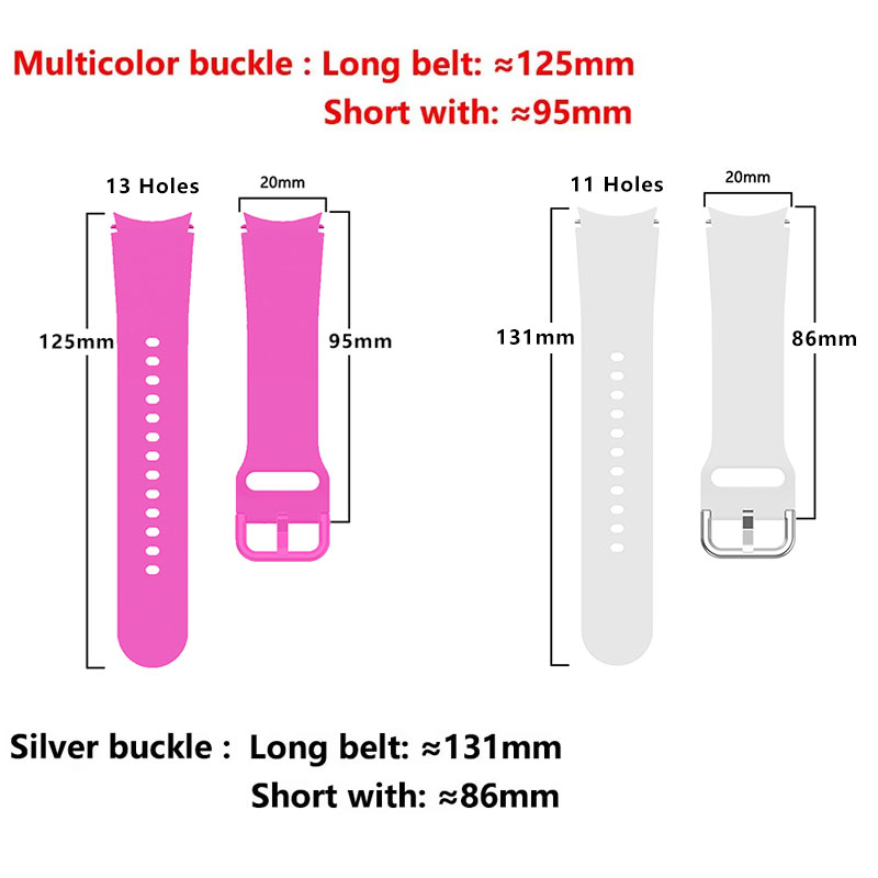 Correa de silicona para Samsung Watch 4, 5, 6, 44mm, 40mm, clásico, 47mm, 43mm, 42 y 46mm, pulsera deportiva oficial Galaxy Watch 5 Pro, banda de 45mm