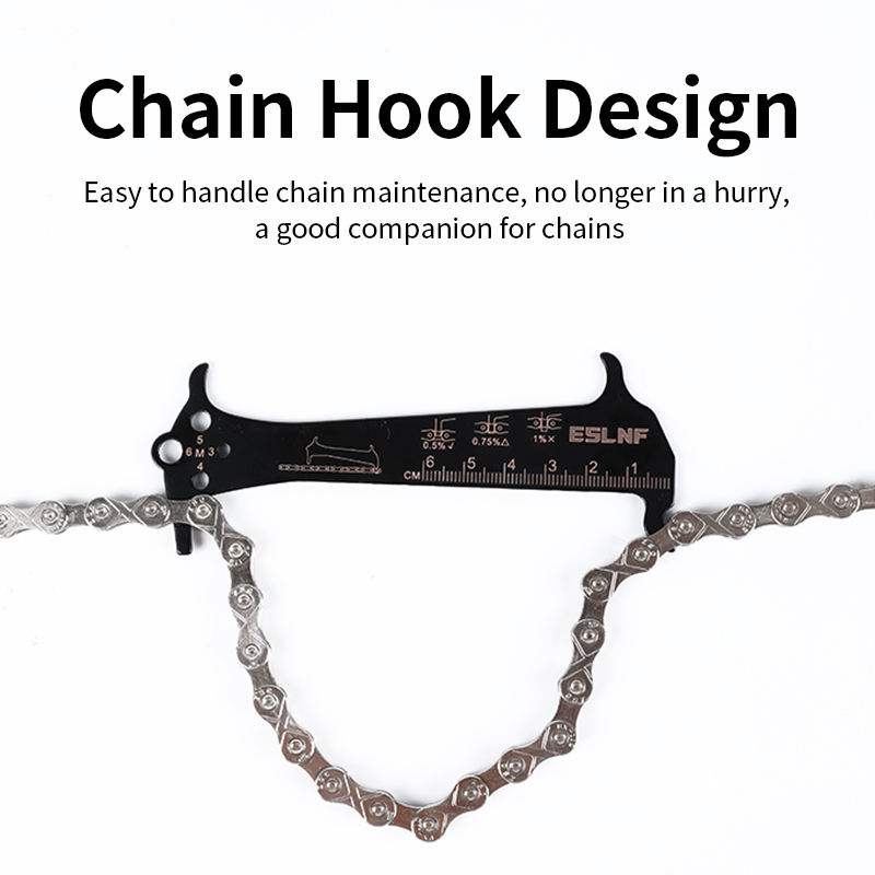 Règle d'indicateur JOWear de vélo en acier inoxydable, outil de réparation de vélo de route ultraléger, mesure du diamètre de la vis