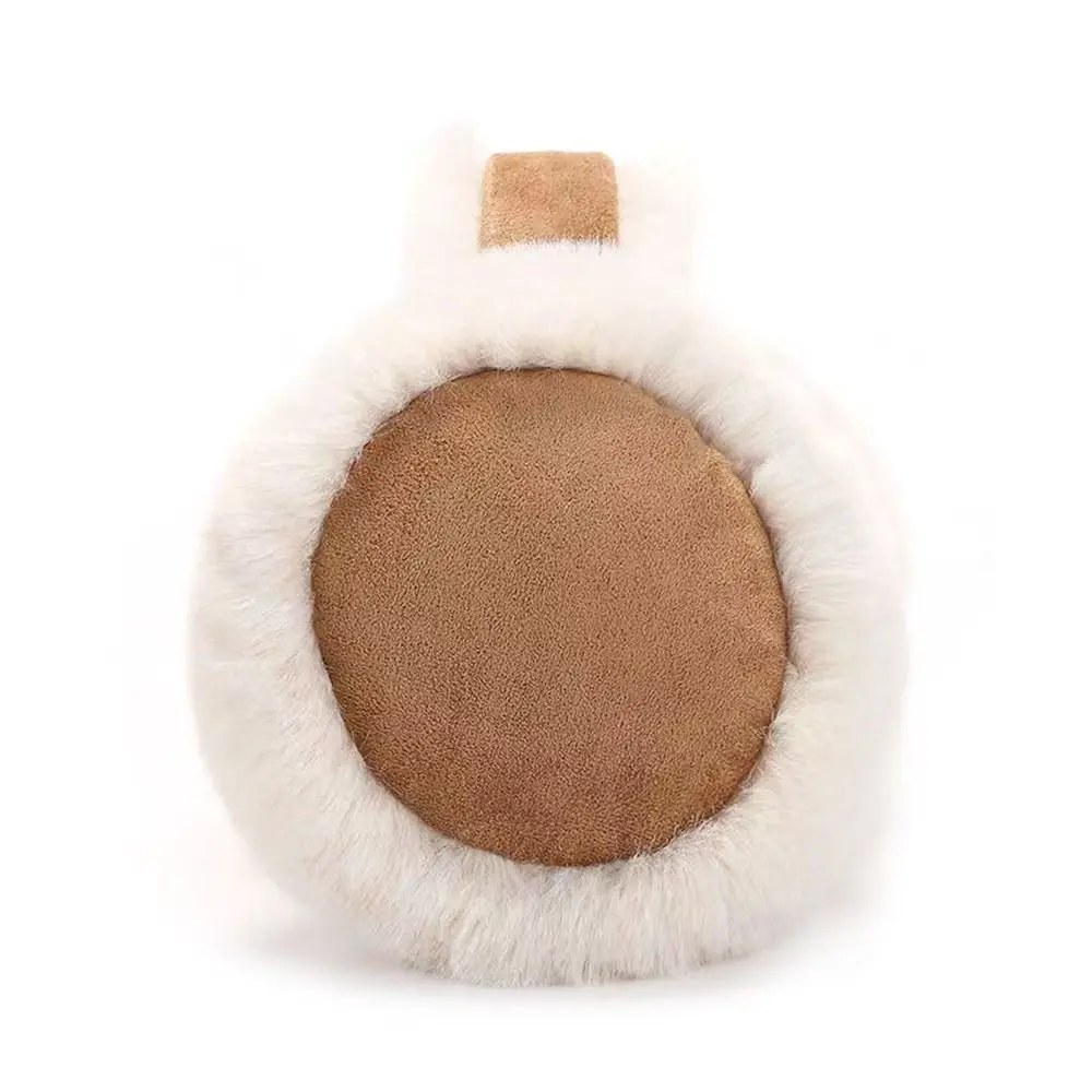 Cache-oreilles en peluche pour hommes et femmes, oreillettes pliables en daim, cache-oreilles décontractés réglables, chaud pour l'hiver