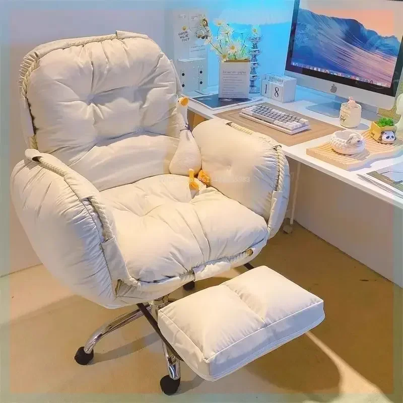 Muebles Silla de computadora Cómoda sedentaria Hogar Sofá perezoso Silla Escritorio Oficina Respaldo Reclinable Dormitorio E-sports, Live B