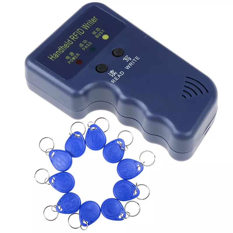 RFID-программатор 125 кГц, Дубликатор ID EM4100, копир, писатель, копирование T5577 EM4305, чип-считыватель, писатель, клонер идентификационных карт и ключ