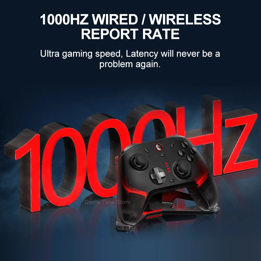 GameSir Cyclone 2 Wireless Pro Controller, Hall Effect Joysticks, Bluetooth Gamepad for Nintendo Switch, iPhone, Android & PC