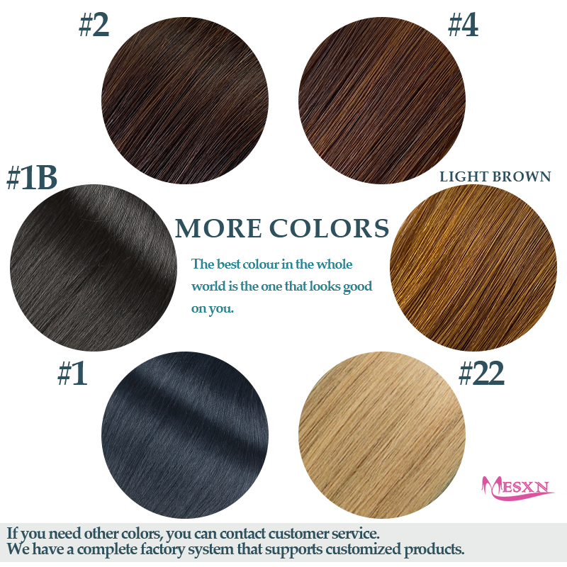 Mini cinta recta en extensiones de cabello humano, extensión de cabello Natural Real de 16 "-24", cinta Invisible negra, marrón y rubia para salón