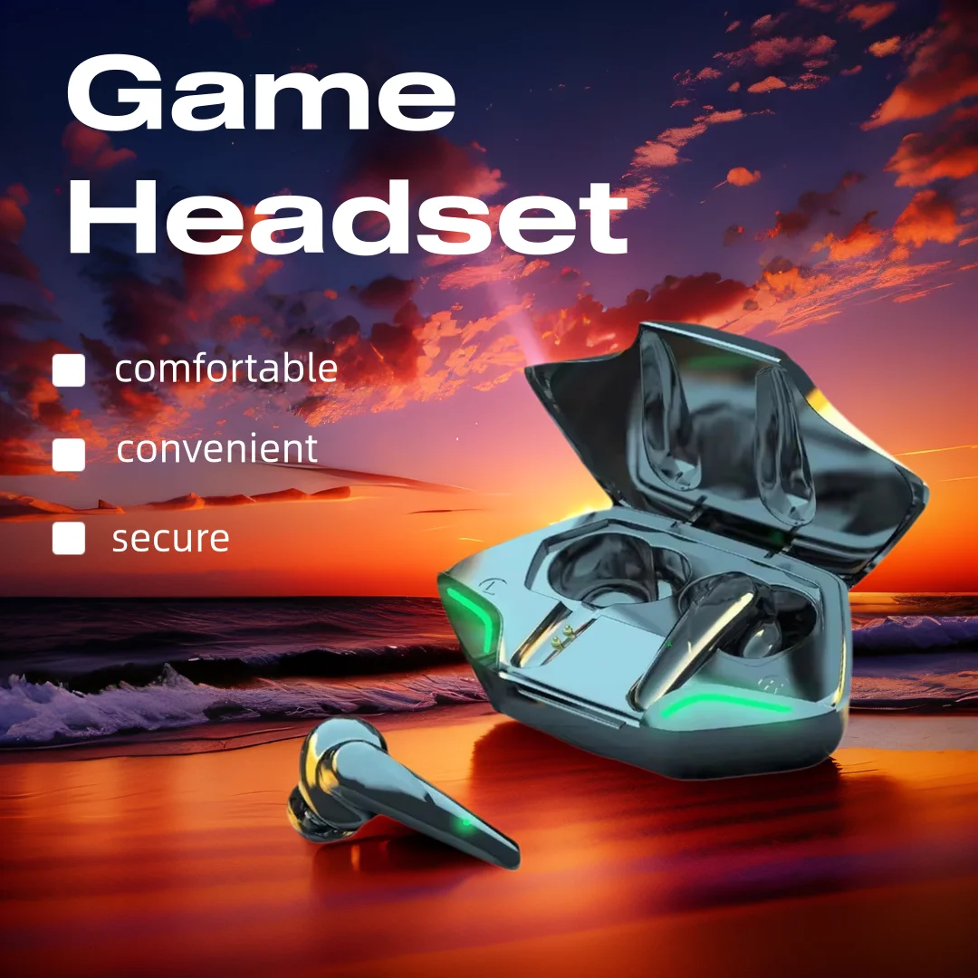 Gaming Ohrhörer Drahtlose Bluetooth Kopfhörer Mit Mikrofon Bass Audio Sound 9D Stereo Musik HiFi Headset Spiel Sport Kopfhörer