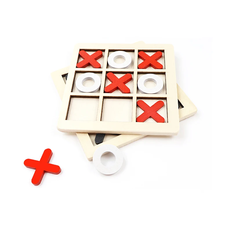 Montessori Wooden Puzzle Brain Training Table Game Leisure Board Toys Interactive Chess Games Educational For Children Gift