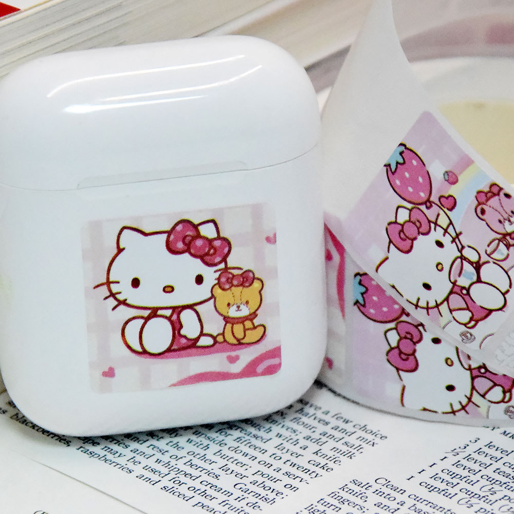 Sanrio rolo de adesivos de desenho animado/500 peças, bonito cinnamoroll minha melodia kuromi, adesivos de recompensa, manuais de estudantes, presente, adesivos decorativos