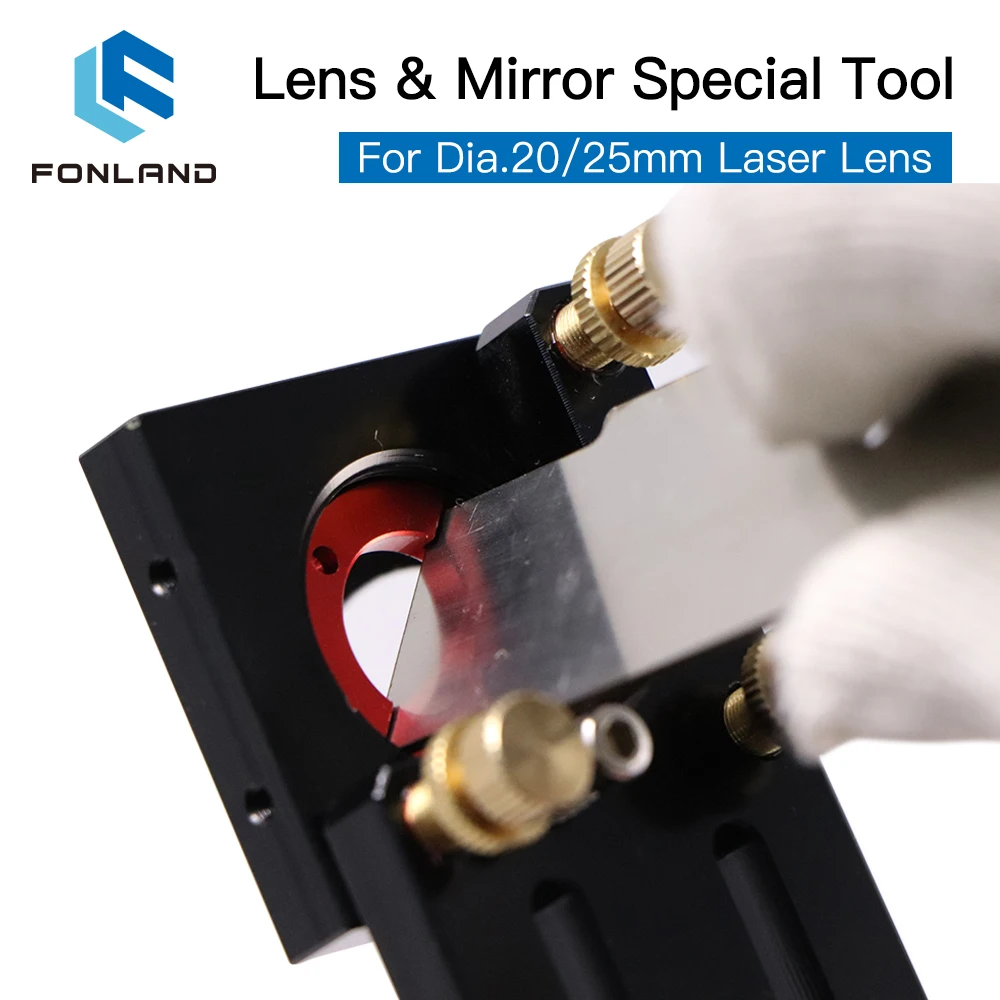 FONLAND Tháo Lắp Lắp Đặt Dụng Cụ CO2 Laser Gương Khắc Cắt Đầu Ống Kính Chèn Công Cụ Phần