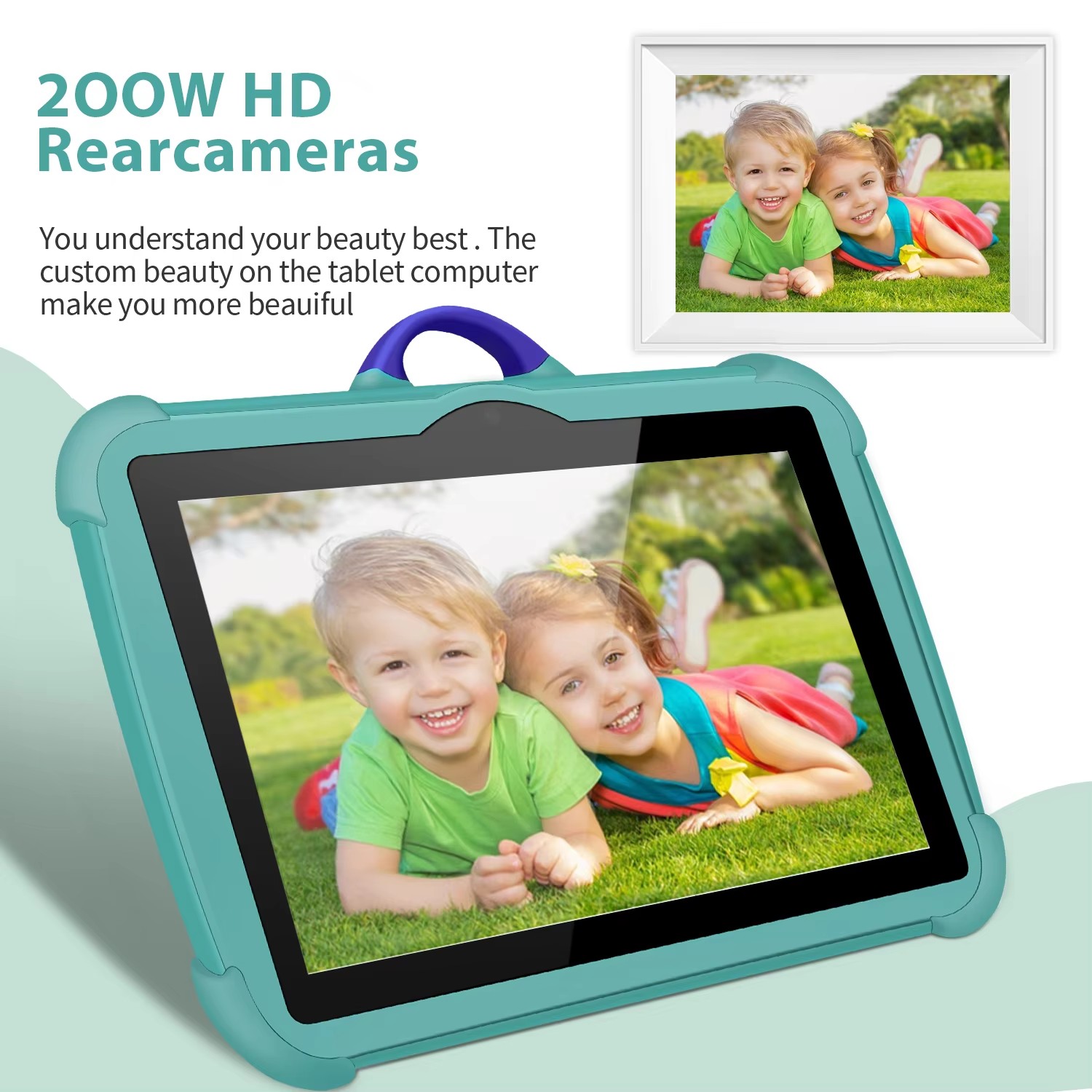 Novo 7 Polegada android 13 aprendizagem educação crianças comprimidos quad core 4gb ram 64gb rom barato simples favorito das crianças tablet pc