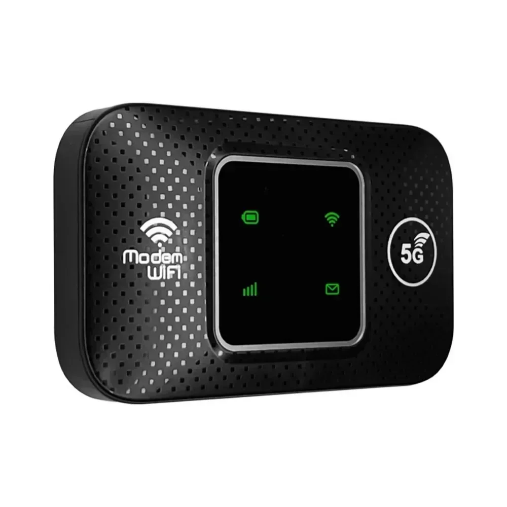 4G/5G Mobiler WLAN-Router 150 Mbit/s 4G LTE-WLAN-Router mit SIM-Kartensteckplatz Tragbares Taschen-MiFi-Modem Auto Mobiler WLAN-Hotspot
