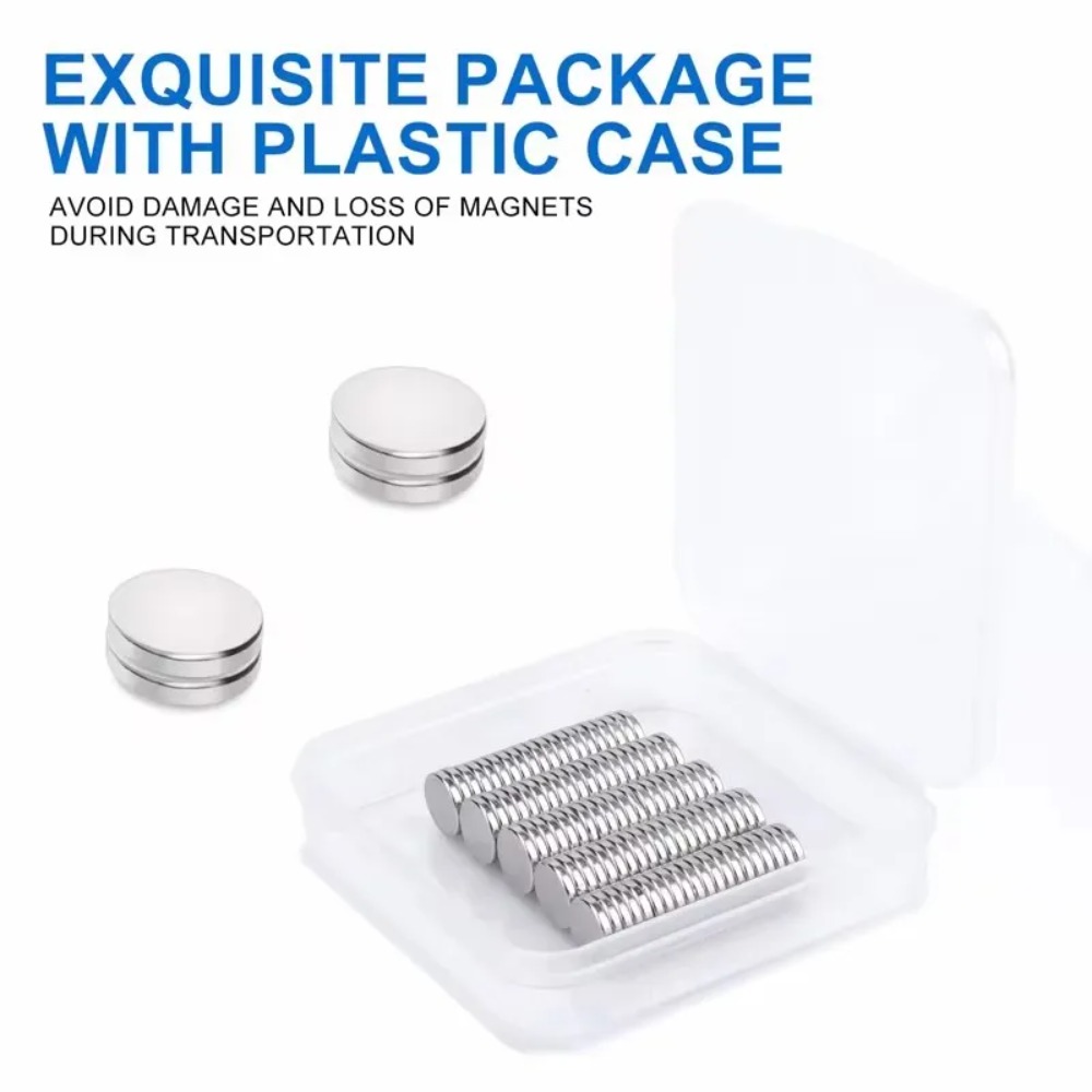 Imanes redondos, mini disco magnético para refrigerador para pizarra blanca, casillero, nevera, manualidades DIY