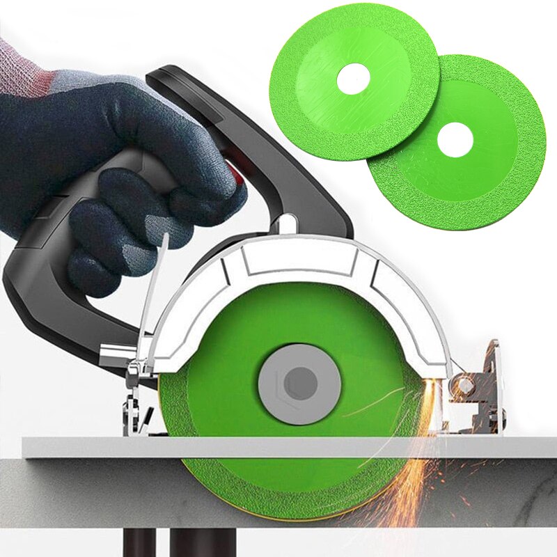 Diamant Ultra Dun Groen Soldeerblad Snijblad Keramische Jade Glazen Tegel Wijnfles Slijpen Zaagblad Snijden Gereedschap