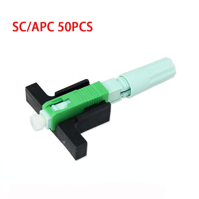 Ftth sc upc fibra óptica conector rápido, alta qualidade incorporado, upc