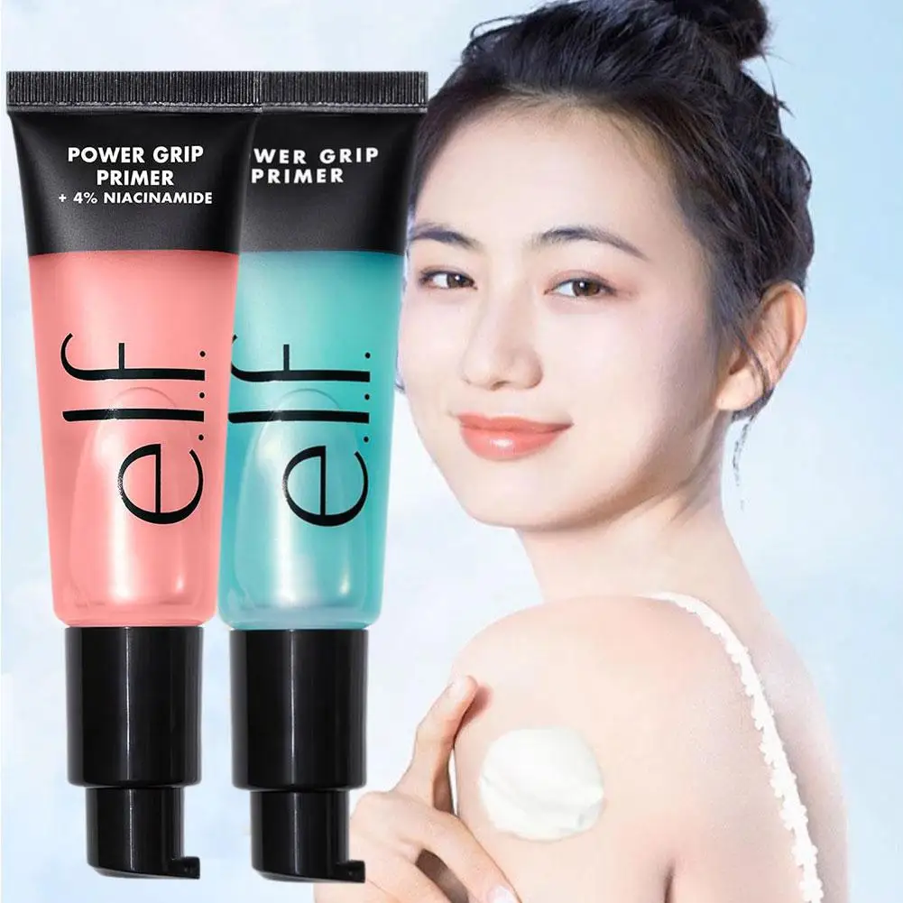 Power Grip Primer Gel Ialuronico e 4% Niacinamide Acido schiarente Idratante Idratante a lunga durata Cosmetici per il trucco