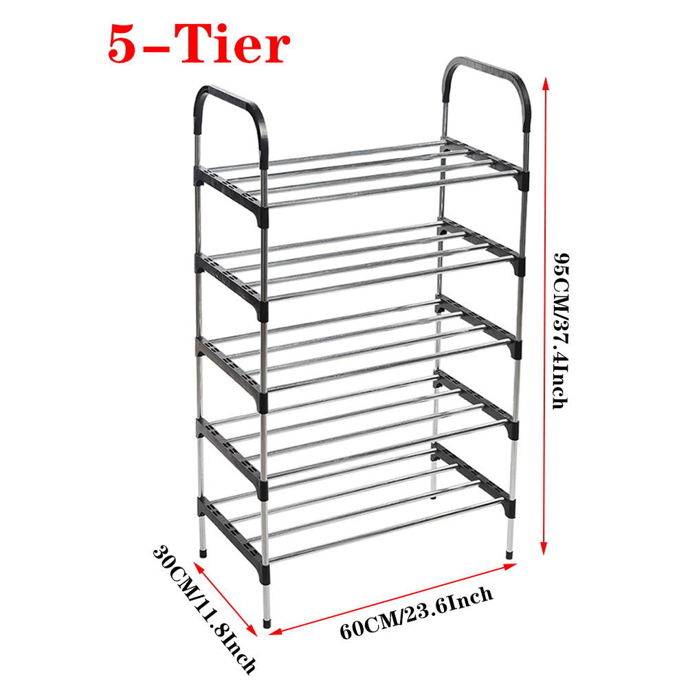 Multi-layer simple shoe rack entrance door storage rack household shoe rack can be stacked to save space shoe rack