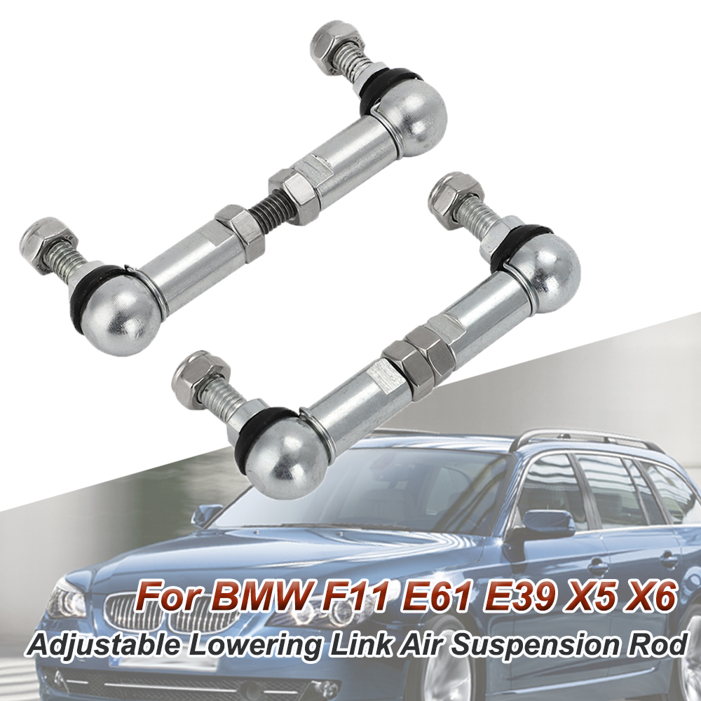 Adjustable Lowering Link Rear Air Suspension Rod For BMW Touring F11 E61 E39 X5 X6 fit for 7 series or X5/6