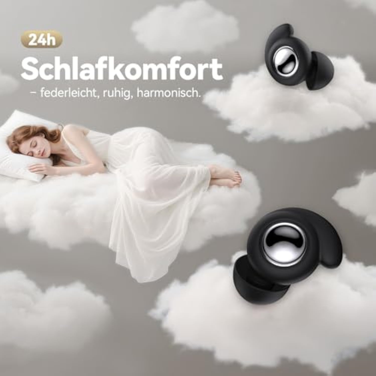 Силиконовые беруши Eayburst, беруши для сна, шумоподавление, водонепроницаемые беруши для плавания, защитные беруши