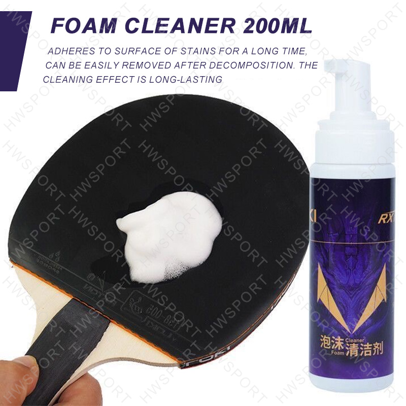 LOKI Tischtennis-Gummireiniger, Schaumtyp, Sprühtyp, Ping-Pong-Schlägerreiniger, beseitigt Schmutz und Staub