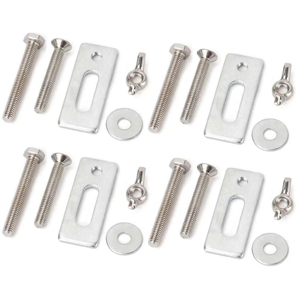 4 ชิ้น T-Track ค้างไว้ Clamp Kit กดแผ่นสําหรับตารางเลื่อยแกะสลักใช้งานร่วมกับ 3018 Series เครื่อง CNC Router