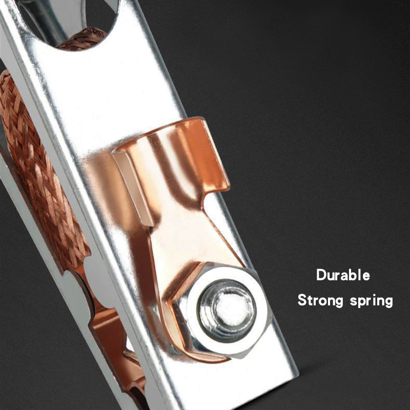 1Pc 300Amp Morsetto per cavo Morsetto di terra Elettrodo di saldatura Morsetto di terra Morsetto per elettrodo Saldatore Macchine utensili Strumenti per clip per cavi