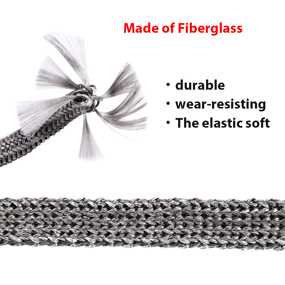 Уплотнительная лента для камина, 2,5 м, прочная уплотнительная лента для плиты, плоский шнур, самоклеящаяся сменная прокладка для стеклянной двери дымохода