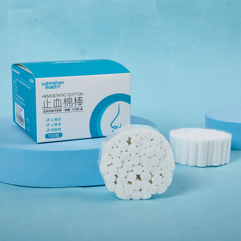 Dental Hemostasis Cotton Swab Nose Bleed Stopper For Kids Stops Bleeding Fast