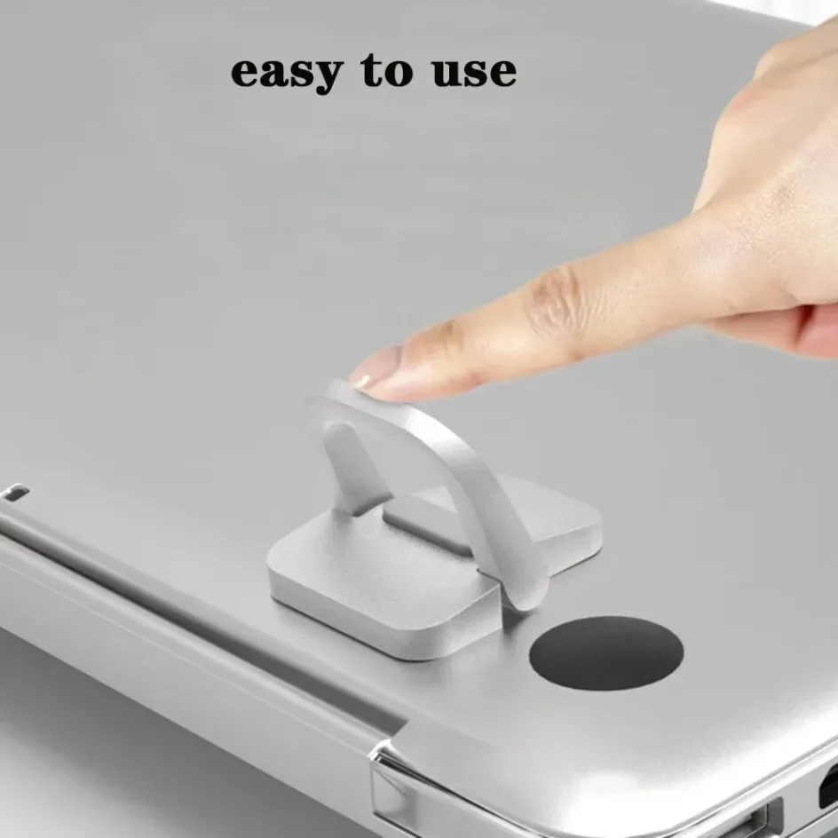 Mini Foldable Laptop Stand Portable Height Increase Heat Sink Support Folding Base Aluminum Alloy  Notebook Stand Lift for Desk