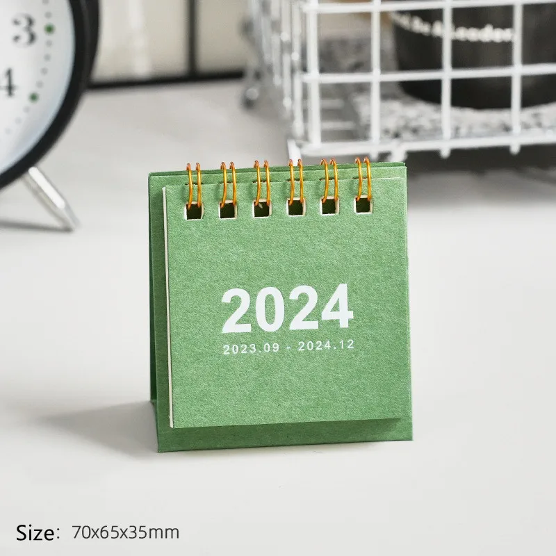 2025 English Mini Desk Calendar Creative Office Decoration Desktop Calendar Daily Memo Calendar Learning Planner