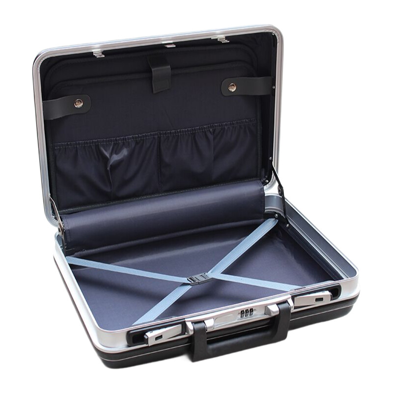 ABS+PC Combination Lock Briefcase - Lightweight Business Travel Laptop Bag, Secure Hand Carry Carry-On Suitcase for Airplane