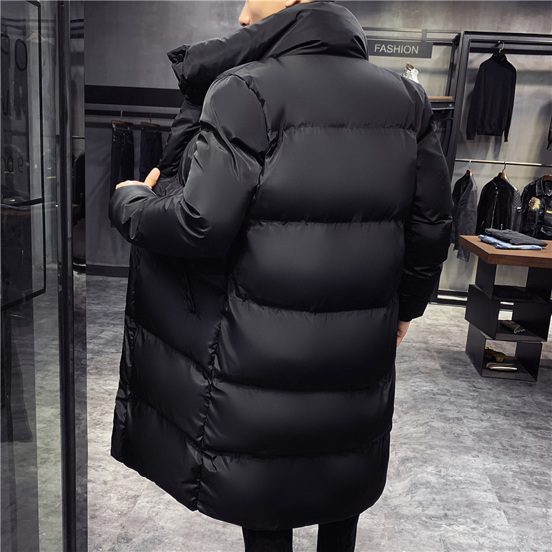 Chaqueta larga informal de talla grande 5XL para hombre, Parka de moda informal de alta calidad, cortavientos grueso, para invierno, 2022