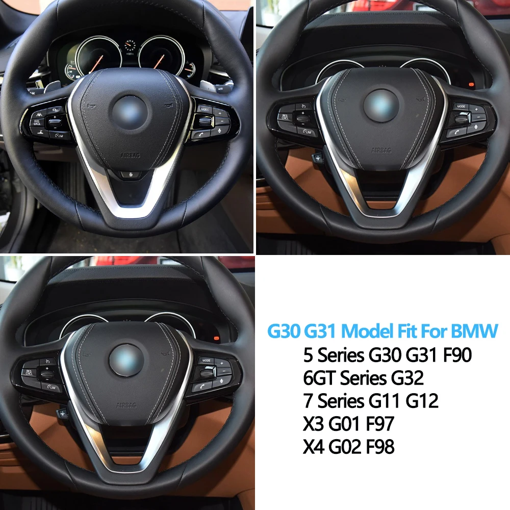 Xe Ô Tô Đa Năng Bọc Vô Lăng Điều Khiển Phím Bấm Nút Nút Dành Cho Xe BMW 3 4 5 GT 6 7 Series F30 f35 F34 F36 F10 F11 F12 F07 F01 F02