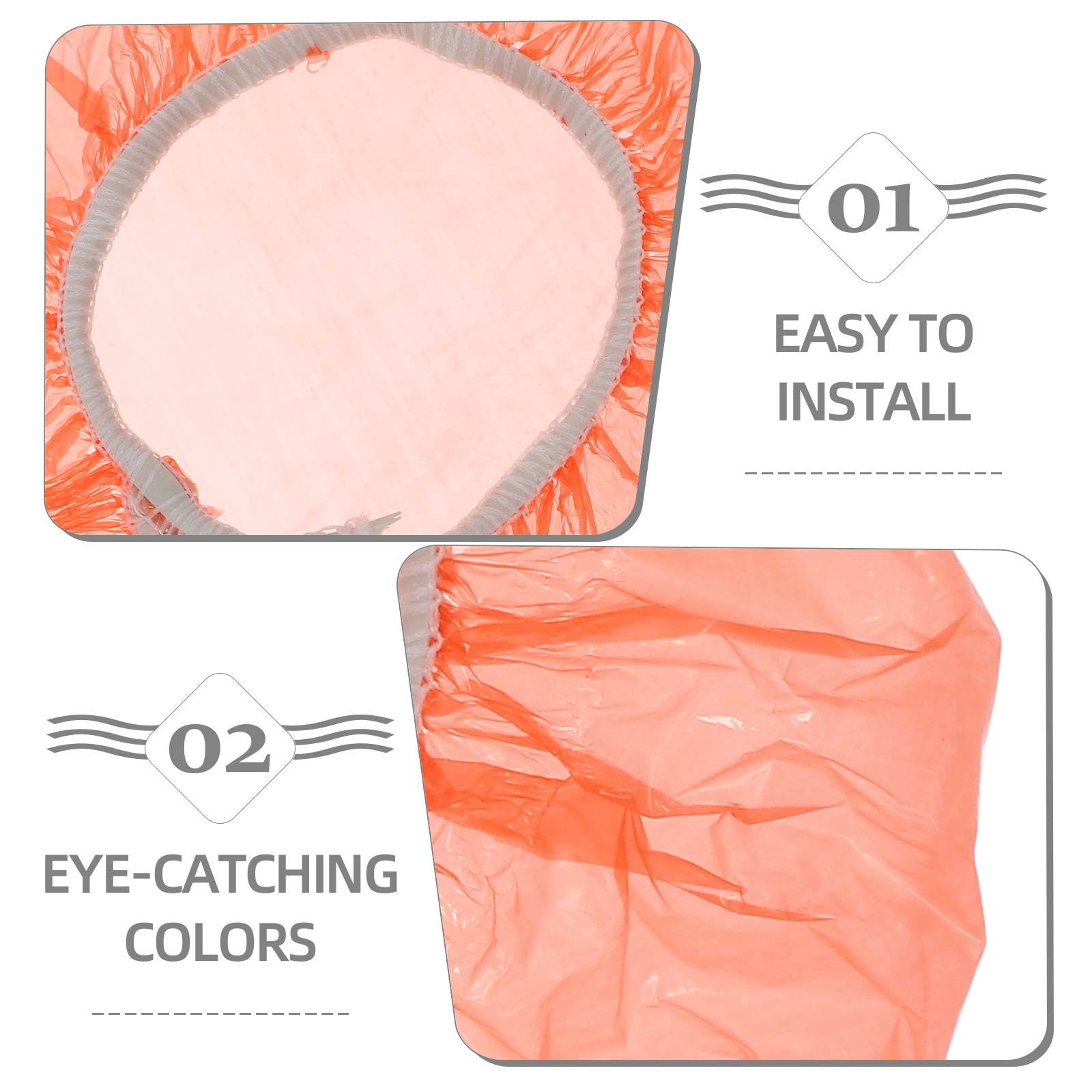 100 個の煙保護カバー煙調理ダストカバー火災探知機