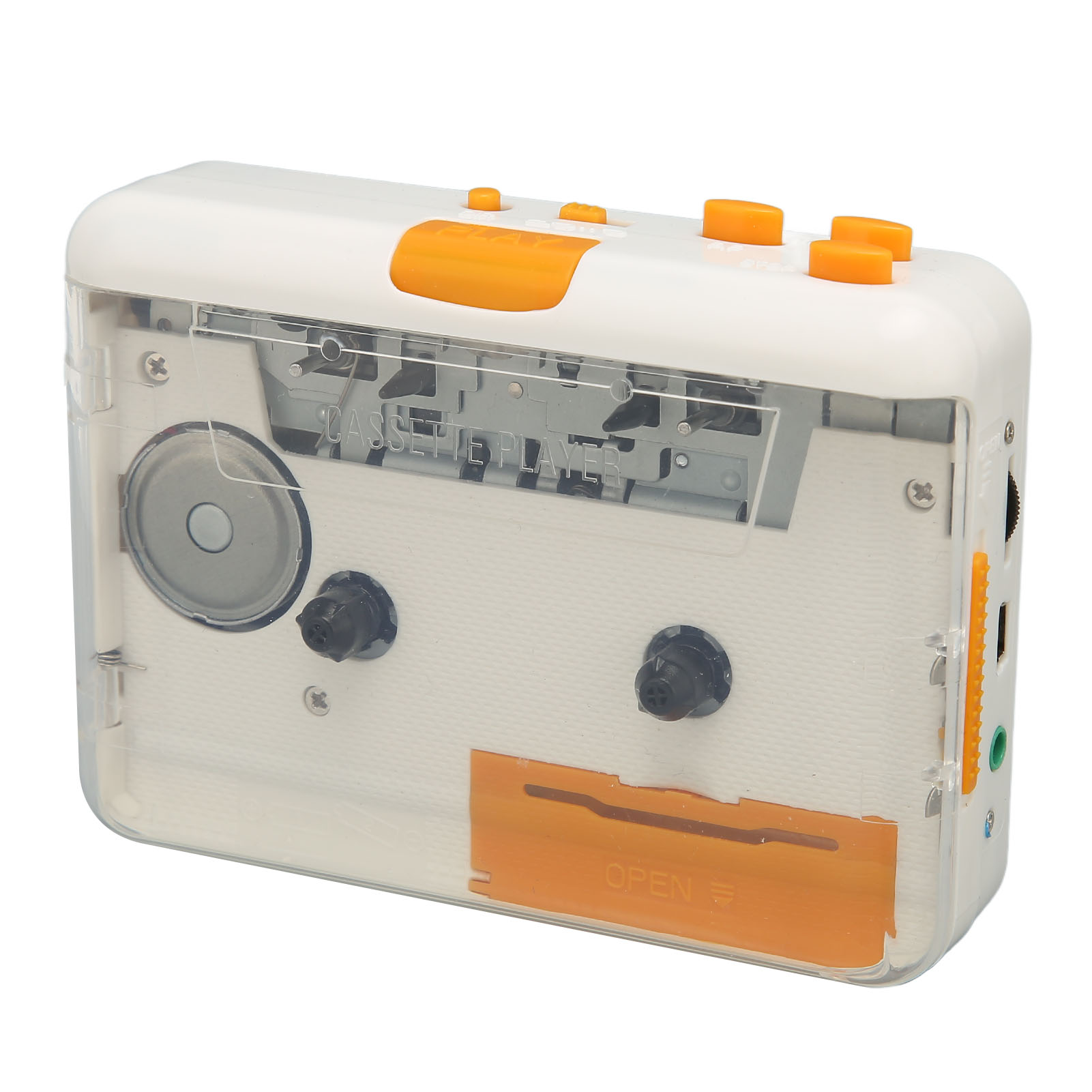 Usb Cassette Converter Plug En Play Draagbare Mp3 Muziek Tape Speler Met Oortelefoon Voor Ipod Pc