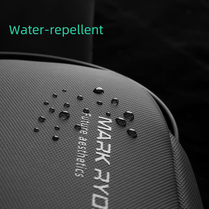 Mark Ryden Wasserdichte Umhängetasche mit USB-Ladeanschluss, tragbare oder Umhängetasche für Herren